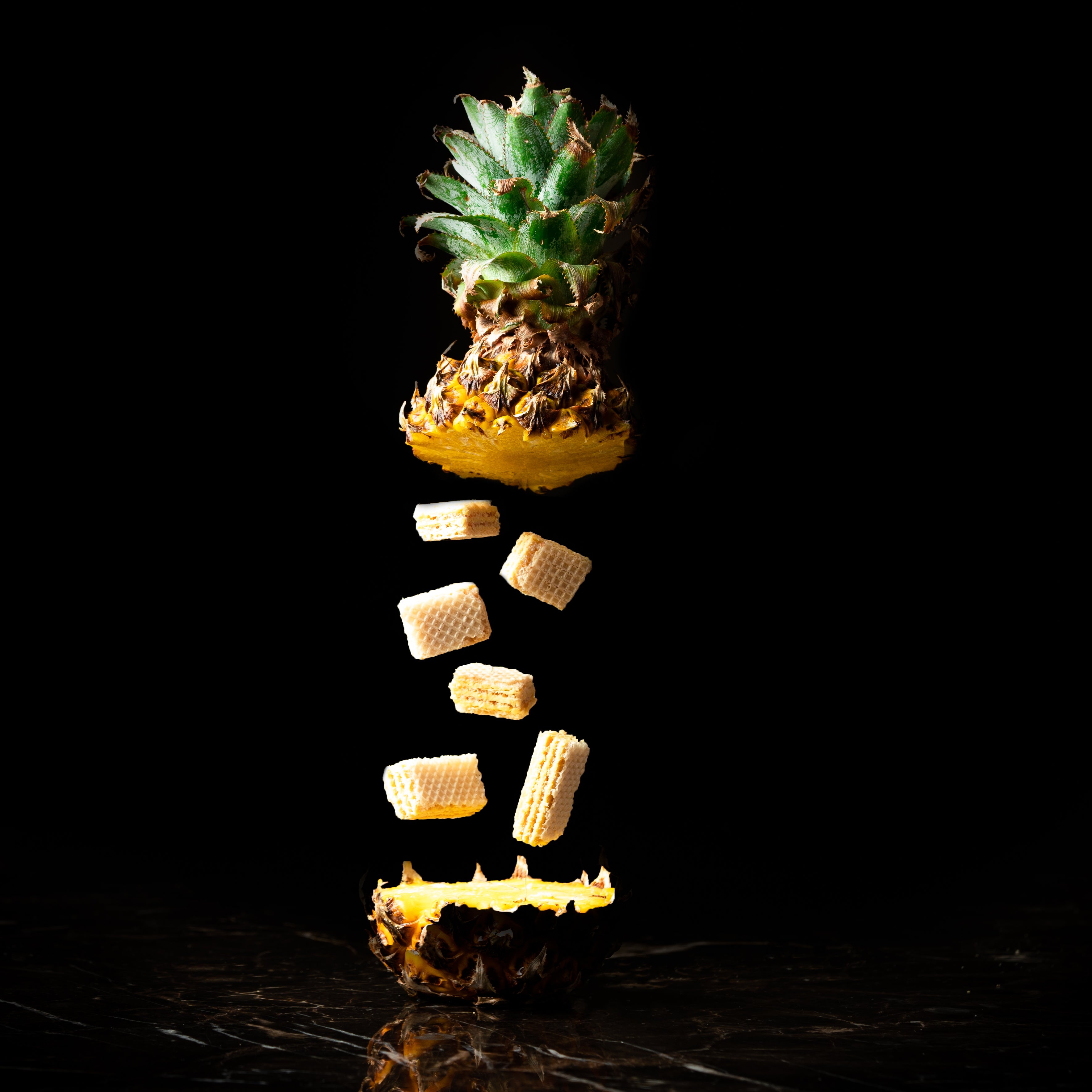 Joyful Pineapple Wafer (Pack Of 4)