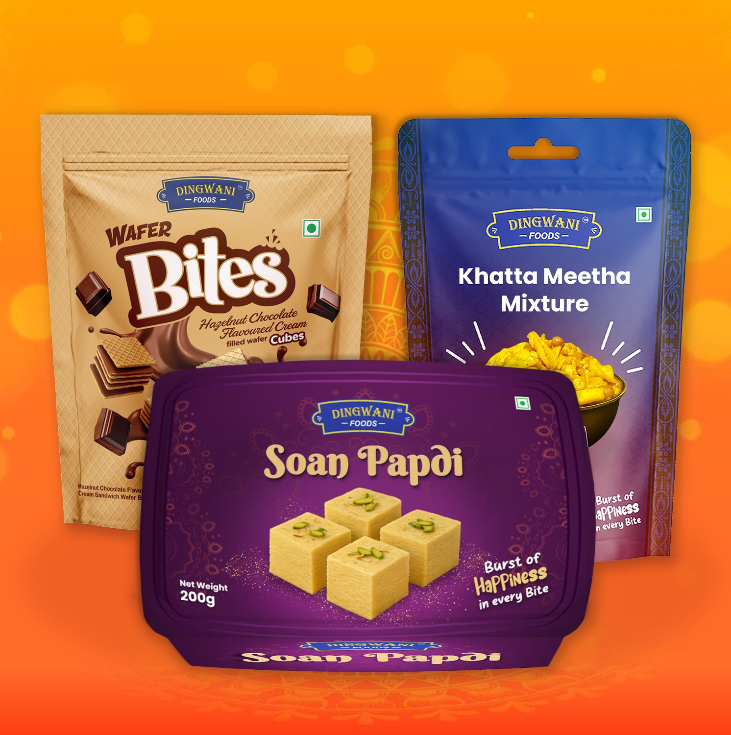 Utsav Diwali Hamper – Sweet & Savory Treats for Festival Gifting (Pack of 2)