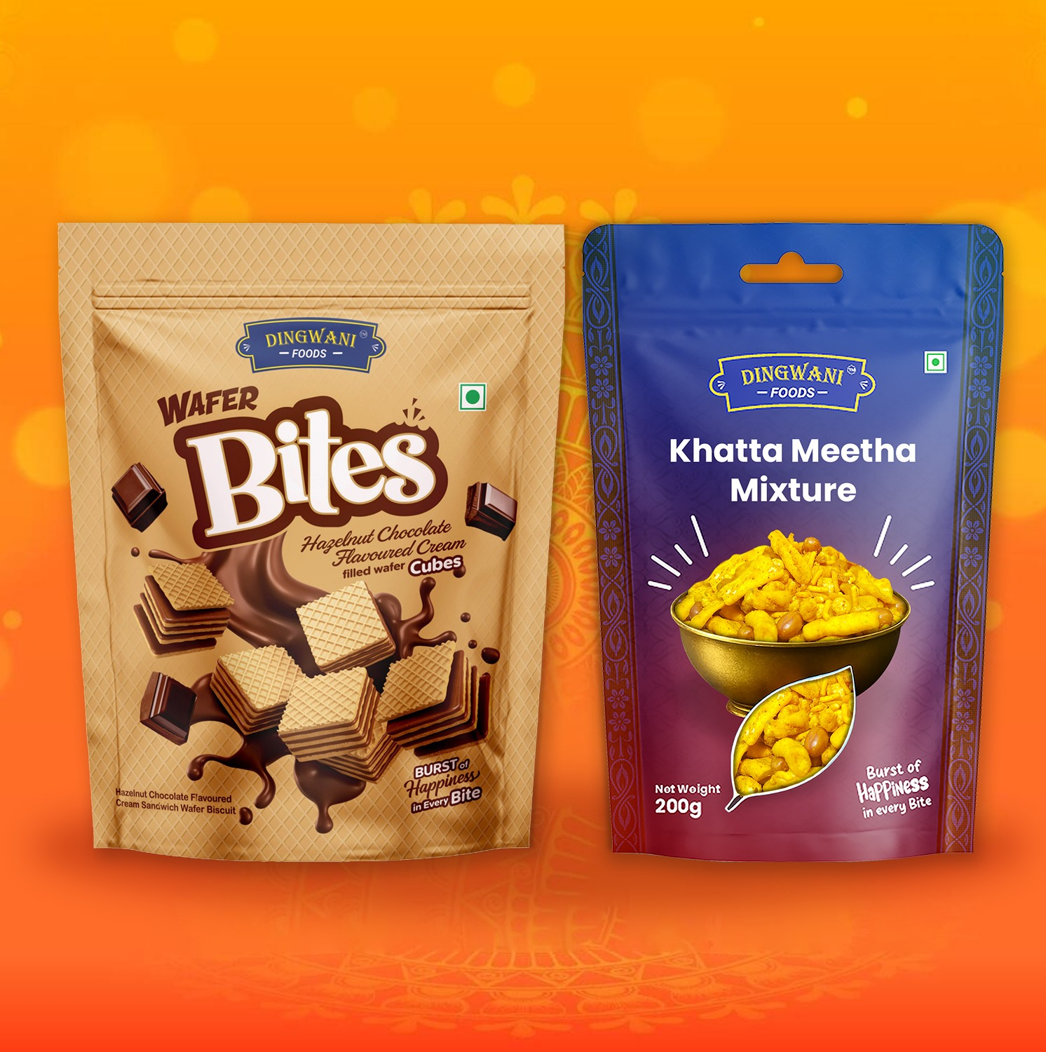 Utsav Diwali Hamper – Sweet & Savory Treats for Festival Gifting (Pack of 2)