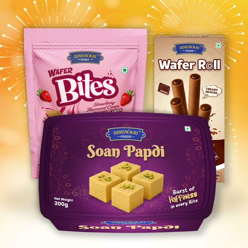 Mahotsav Festive Gift Hamper – Assorted Namkeen, Traditional Sweet & Premium Chocolates(Pack of 2)