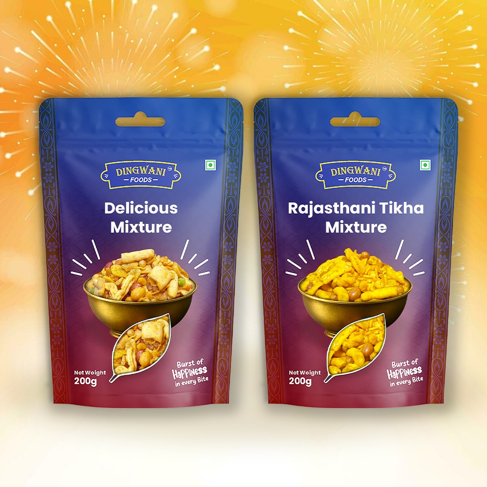 Mahotsav Festive Gift Hamper – Assorted Namkeen, Traditional Sweet & Premium Chocolates(Pack of 2)