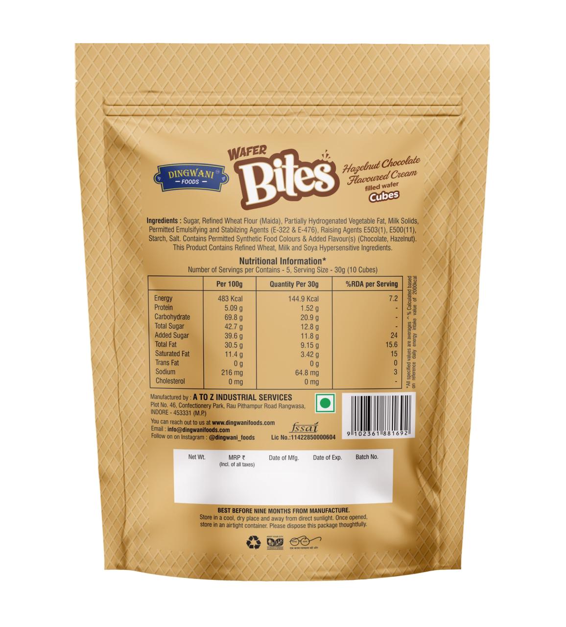 Chocolate Wafer Bites (Pack of 4)