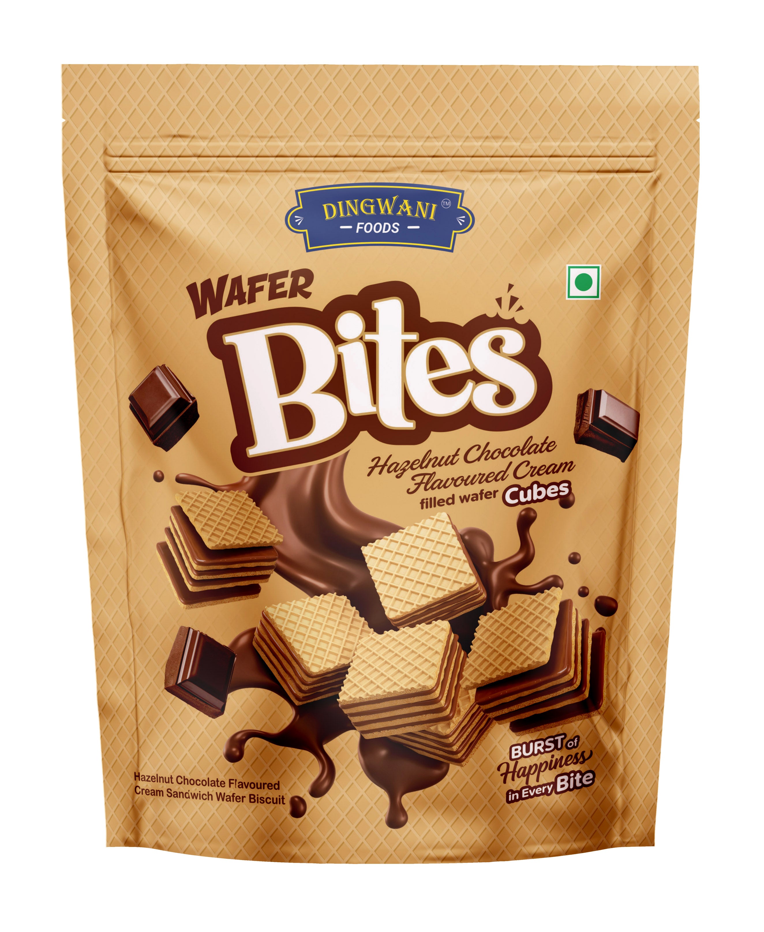 Chocolate + Strawberry Wafer Bites (Pack of 4)